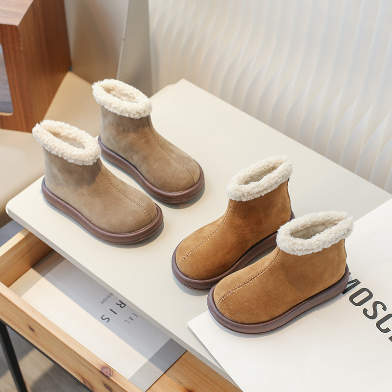 奥特莱斯outlets折扣店清仓 儿童雪地靴2025年秋冬季新款女童棉靴