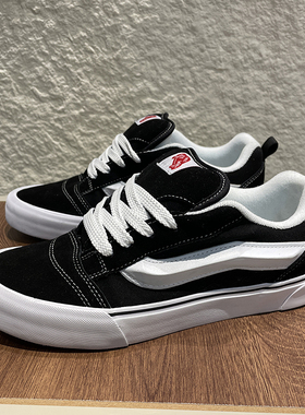 Knu Skool面包鞋低帮鞋复古VR3 LX黑白标板鞋休闲滑板鞋
