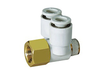 SMC气动接头 J-KQ2ZF04-01S  双头内外螺纹接头