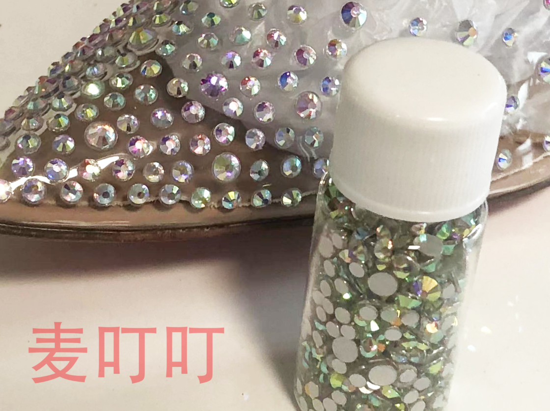 周仰杰鞋子水钻修复掉色补色亮片jimmy chou彩色镭射改色颜料胶水