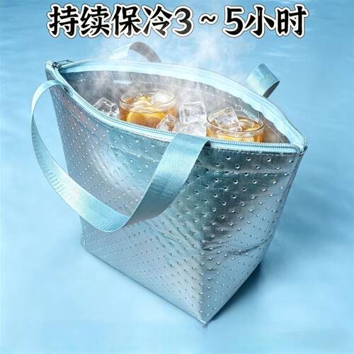 手提加厚铝箔保冷袋大容量露营