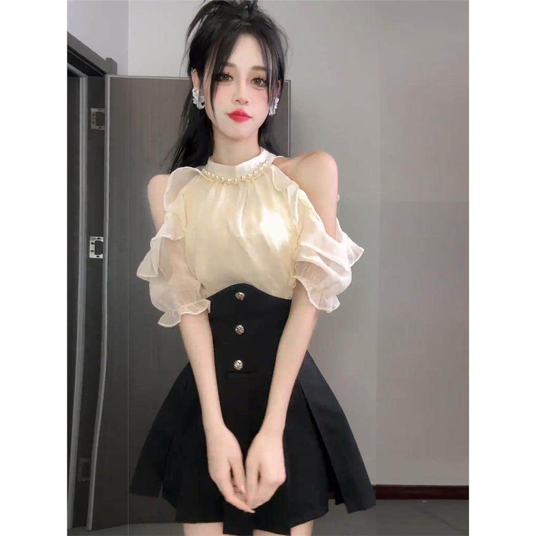今年流行爆款套装女2026夏季新款短裙子小个子独特绝美一整套穿搭