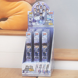 卡游名侦探柯南破晓版第6弹按动中性笔盲盒0.5mm学生黑色水笔刷题