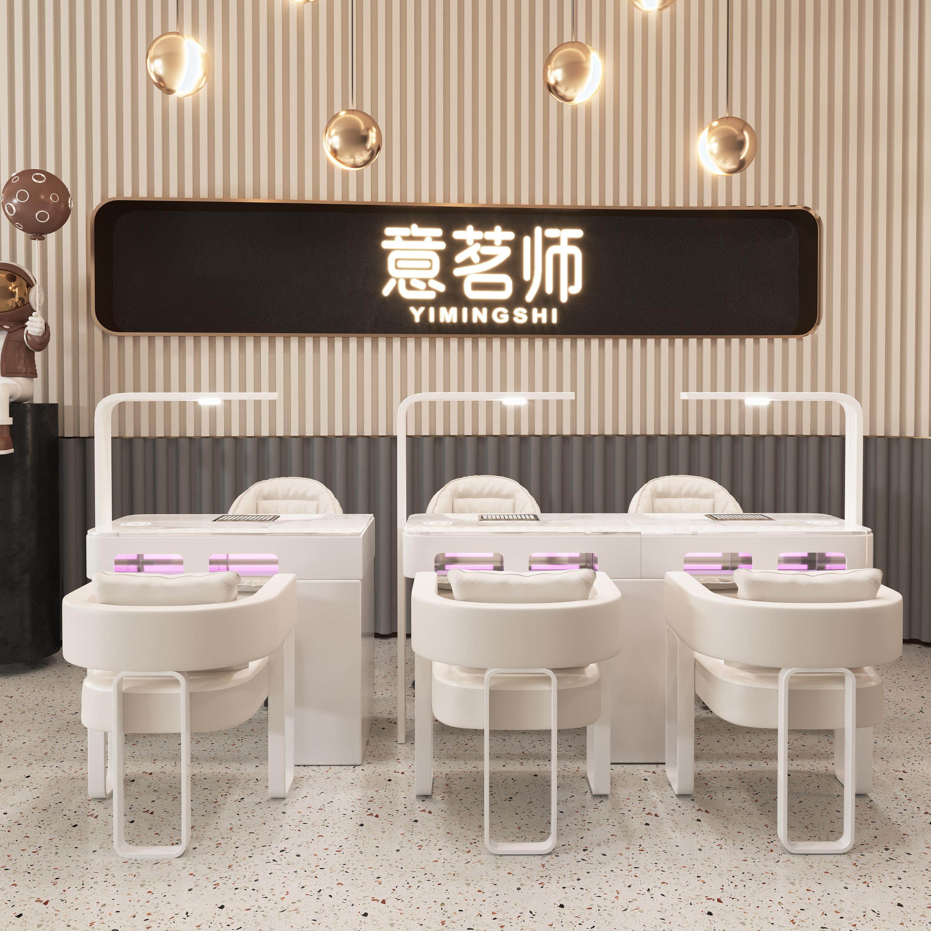 【送货包安装】意茗师M2大功率吸尘器烤灯大理石美甲桌椅套装高端,商业/办公家具,美甲台,淘宝优惠券,粉丝福利购,淘宝优惠卷