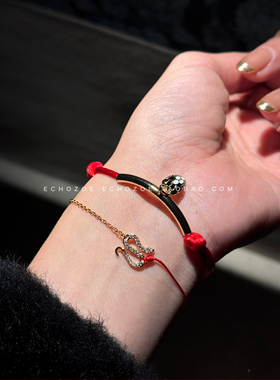 ECHOZOE蛇年限定暴富！招财！转运bi入款B+红绳高版灵蛇手链手绳