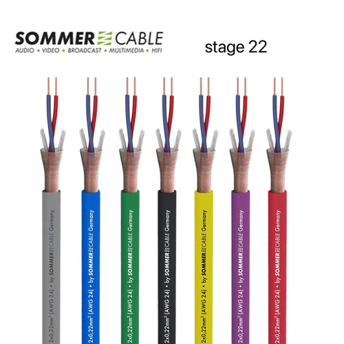德国苏默SOMMER STAGE22平衡音频线信号线电容麦话筒summer录音棚