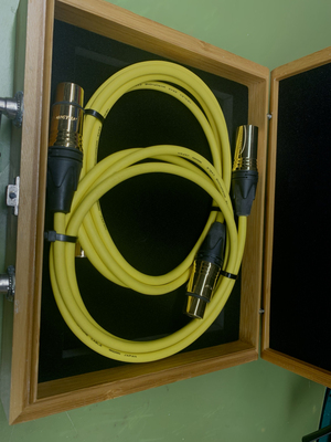 mogami发烧话筒线卡农公母音频线土豪金xlr平衡录混音功放音响线