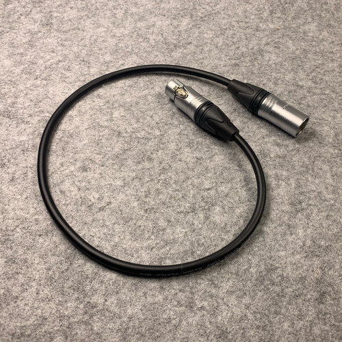 英国范登美vandamme话筒线丝绒卡农公母音频线xke 4芯镀银xlr平衡