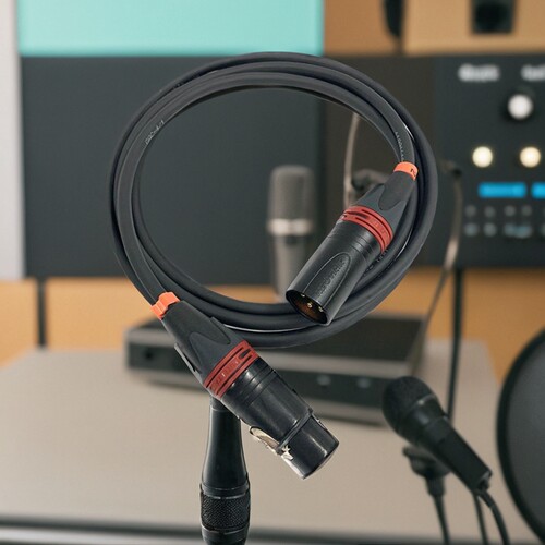 瑞士进口GOTHAM/高芬11001XLR平衡卡农母转RCA莲花信号线转卡农公