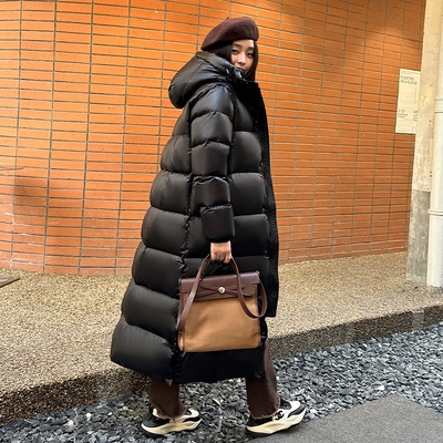 极寒长款羽绒服女2025新款加厚过膝加长到脚踝超长款男女情侣外套