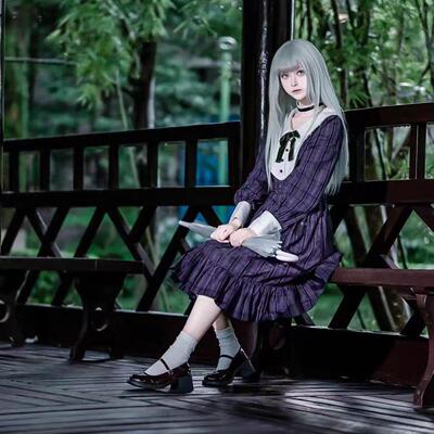 BangDream若叶睦常服连衣裙COS