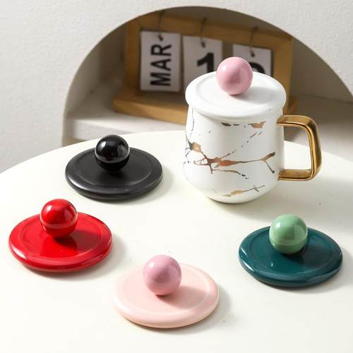 马克杯盖单卖大口径通用陶瓷杯盖