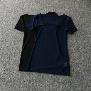 时尚 新款 简约 流行 套头蕾丝网纱上衣A08 夏季 圆领短袖 外贸韩版