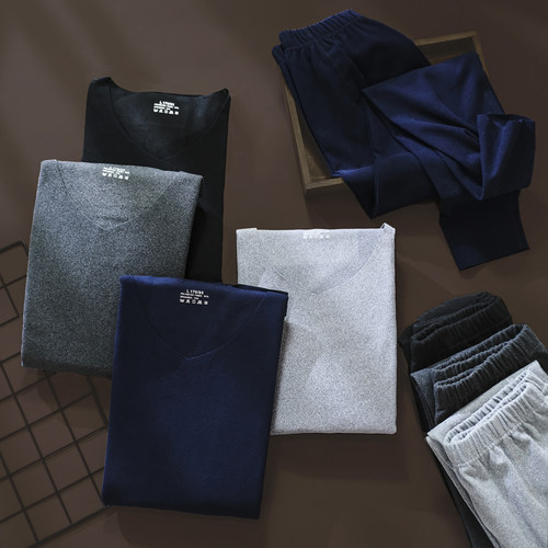 自发热恒温无痕双面绒秋衣