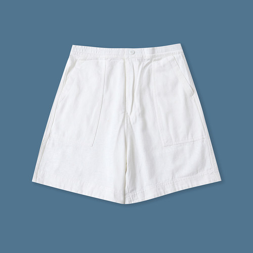 夏季韩版高腰大口袋牛仔短裤女夏