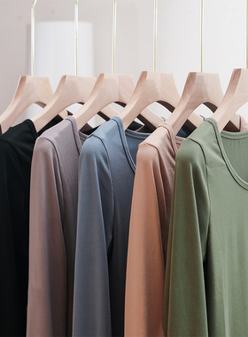 秋冬轻薄透气打底经典圆领面膜衣保暖打底衫外穿内搭上衣K-JP902