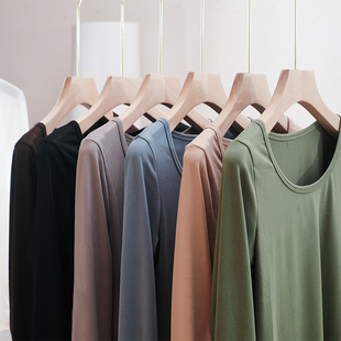 JP902 外穿内搭上衣K 秋冬轻薄透气打底经典 圆领面膜衣保暖打底衫