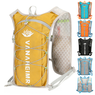 阿泽拉越野跑背包8L专业户外跑步轻量化徒步双肩背包骑行水袋背包