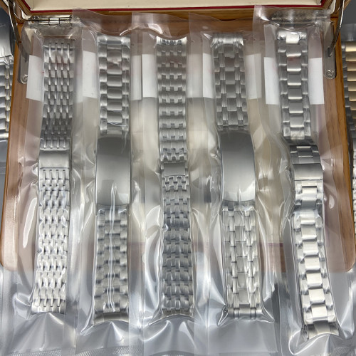 适配欧米茄表带三代蝶飞钢带海马150钢带300表带超霸海马600表带