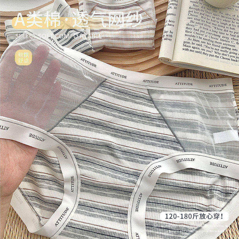 ALIN大码胖妹妹180斤可穿内裤女生纯棉裆抗菌5A夏季薄款透气短裤 - 实物图