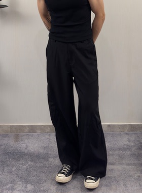 Roast Lucky 斜纹解构双膝弧形分割Cleanfit直筒休闲西裤休闲长裤