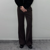 休闲抗皱宽松显腿长直筒长裤 Roast 2.0 混纺单打褶西裤 lucky春季