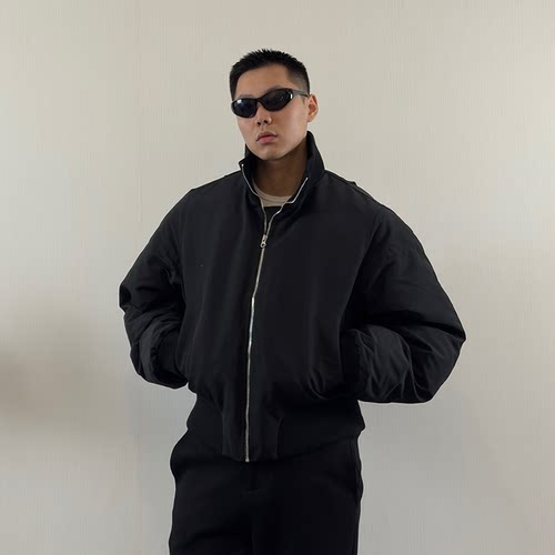 Roast Lucky cleanfit大廓形bomber防水飞行夹克棉服外套美式男款