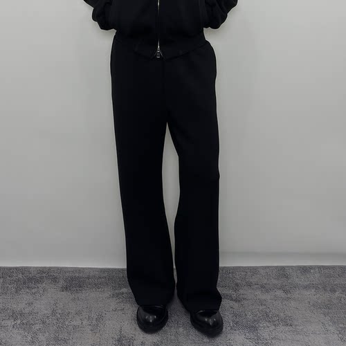 Roast lucky空气层直筒抽绳卫裤男款健身宽松运动休闲长裤vibe