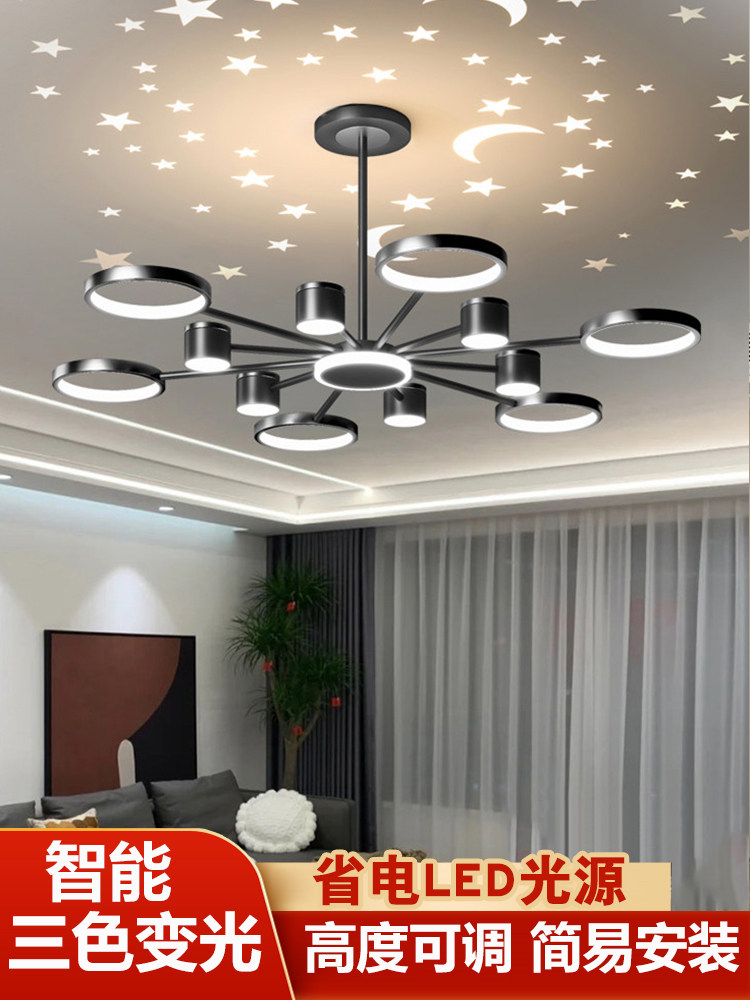 客厅吊灯现代简约餐厅吊灯理发店客厅吊灯