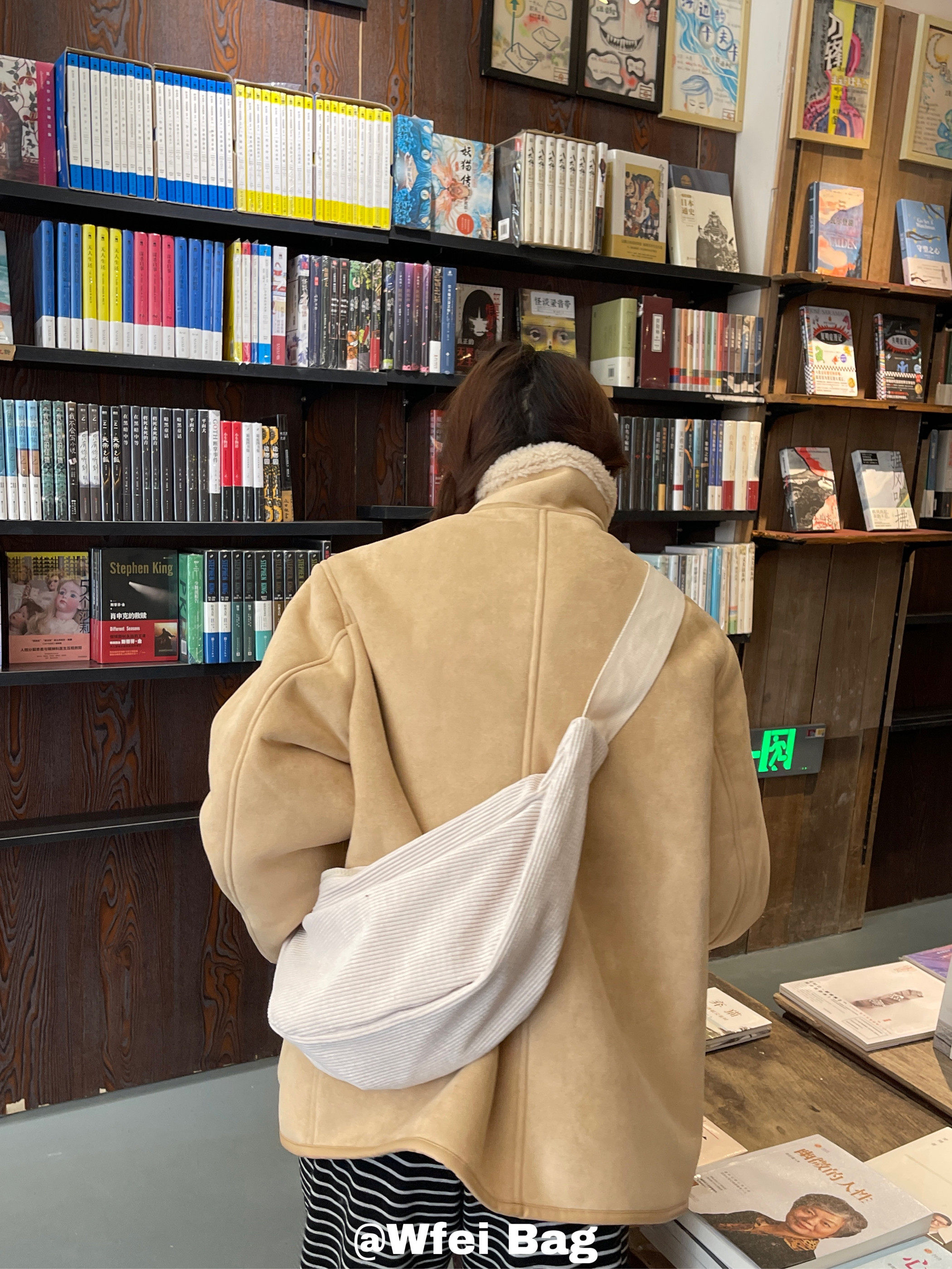 Wfei复古灯芯绒秋冬款单肩包饺子包纯色简约月牙包百搭质感斜跨包,箱包皮具/热销女包/男包,通用款女包,淘宝优惠券,粉丝福利购,淘宝优惠卷