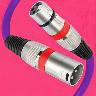 雨硕/卡侬线公对母对公音频线平衡xlr卡龙农调音台功放话筒延长线