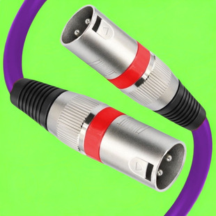 雨硕/卡侬线公对母对公音频线平衡xlr卡龙农调音台功放话筒延长线