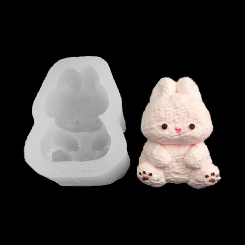 硅胶蛋糕模兔子烘焙工具DIY