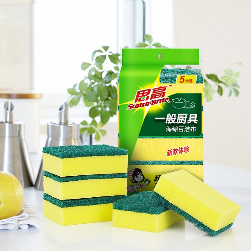 3M思高百洁布海绵洗碗布魔力擦