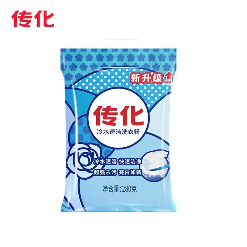 传化洗衣粉浓郁花香深层洁净亮白机洗手洗无磷 家用实惠 衣物清洁