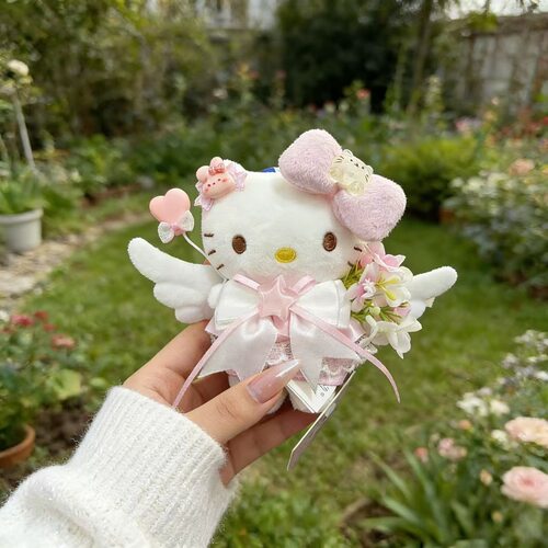 kitty包挂件甜心天使翅膀玩偶挂饰卡通公仔钥匙扣送女生生日礼物