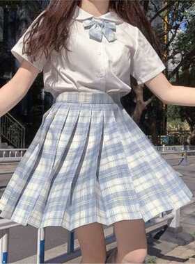 儿童jk制服套装12岁可爱女童白冥格裙上衣海军风水手服短袖夏季