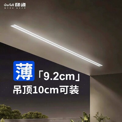 超薄免检修口暗装电动遥控晾衣架家用格简约带灯隐藏式峰晾衣机图片