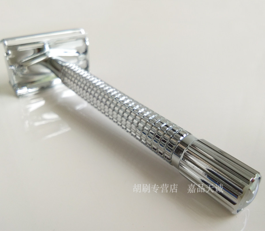 特制加长金属手柄老式安全手动剃须 刮胡刀双刃片 男士礼物盒子,家庭/个人清洁工具,剃须刀,淘宝优惠券,粉丝福利购,淘宝优惠卷