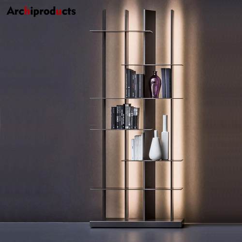 极简Natevo-CClight置物架背景墙落地灯装饰多功能客厅书房样板间