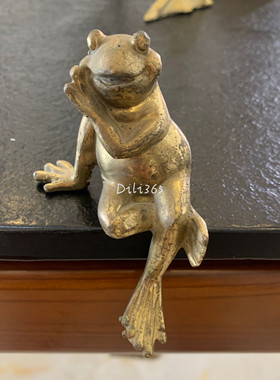 复古怀旧风青蛙癞蛤蟆摆件收藏送