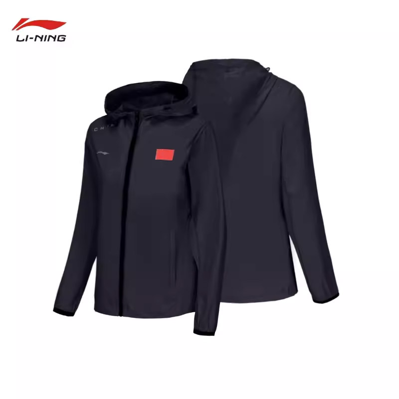 李宁国旗服薄款户外运动风衣外套