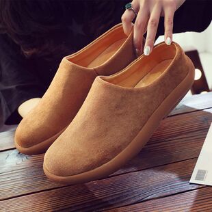 勃肯鞋全包男款男士男鞋2025新款一脚蹬懒人穆勒鞋乐福鞋商务百搭