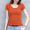 Orange round neck