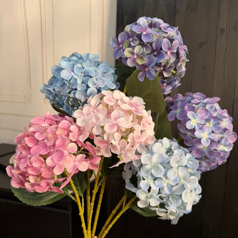 仿真糖果绣球婚庆婚礼布置家居客厅摆件插花装饰假花绣球仿真花