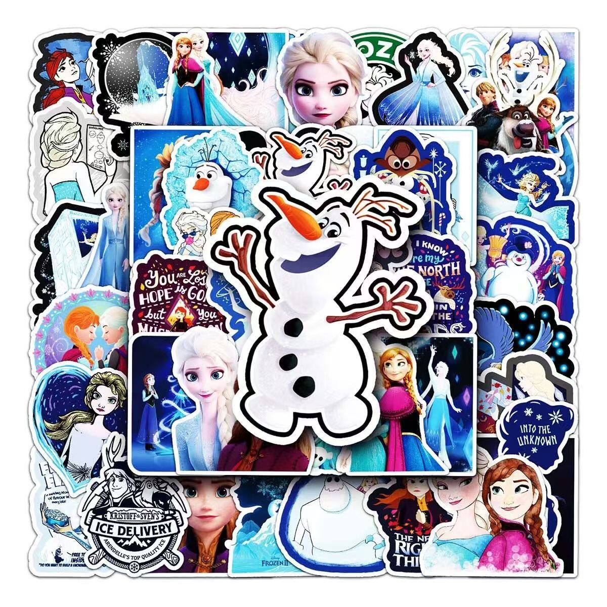 公主爱莎艾莎女孩冰雪奇缘贴纸
