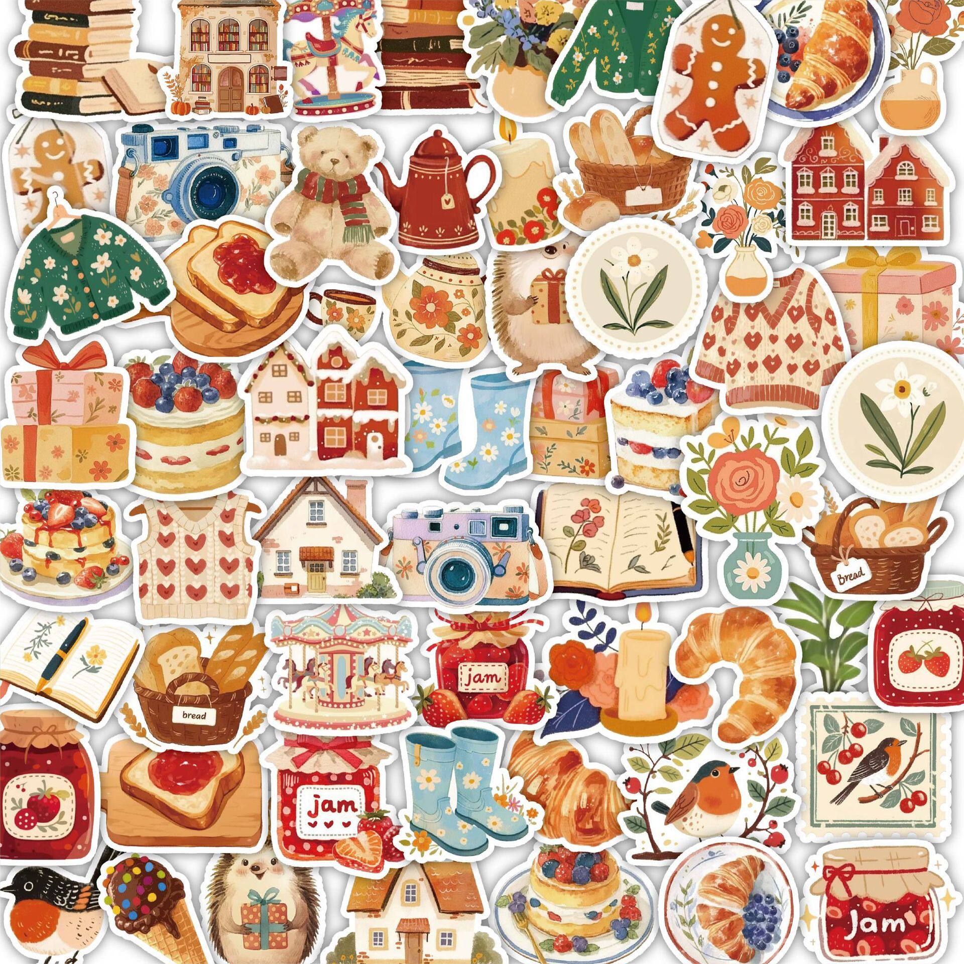 轻松生活小清新贴纸手账唯美装饰