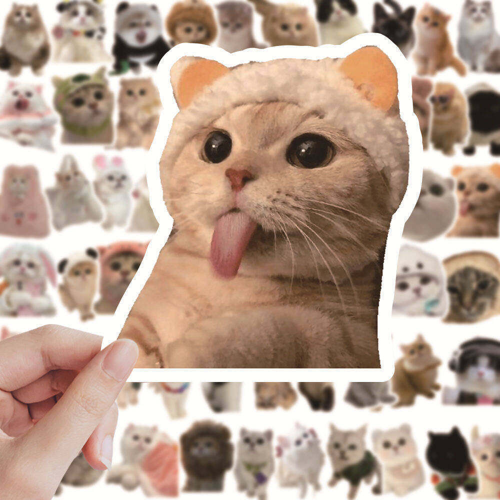 猫咪贴纸可爱ins风动物手机手帐