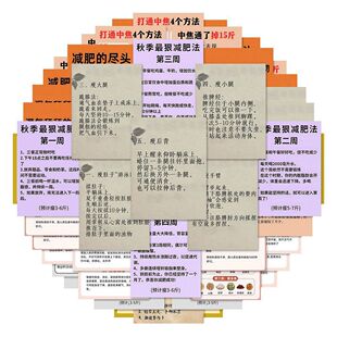 饰 中医健康养生减肥贴纸学生手帐54张diy手机笔记本行李箱电脑装