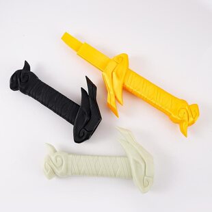 3D打印亚索伸缩剑儿童玩具夜光酷炫武士刃甩剑网红cos道具摆件